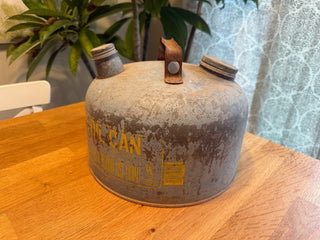 Vintage Eagle Metal Kerosene Can