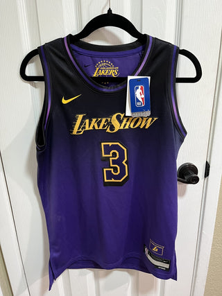 NEW LA Lakers Youth Large 14/16 Davis #3 Jersey Nike Authentic NBA Apparel RCD|117334