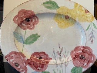 #2917 Contemp Floral Platter  RSV