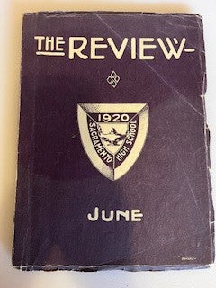 #2683 Sac High Yearbook 1920 RSV