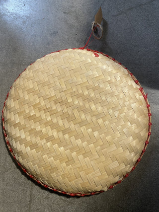 Woven Basket Tray Red Border RSV|62702