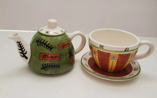 VV #62 Baseball teacup and plate