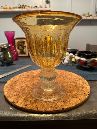 Swedish Blown Glass Vase MTS