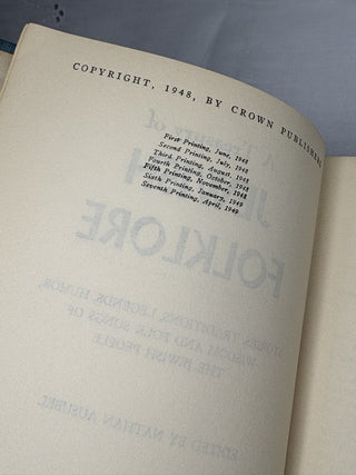 A Treasury of Jewish Folklore Book RSV|102841