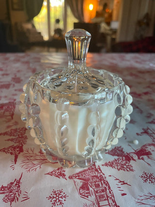 Beveled Clear Jar Candle 8oz