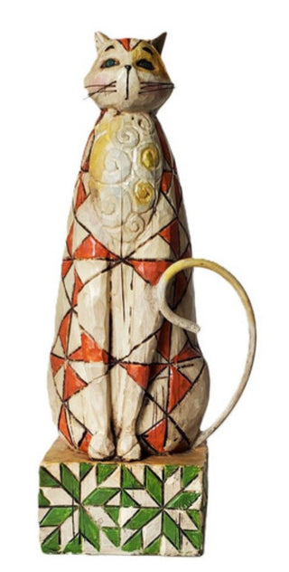 Retired Orange Star Cat Figurine Abraham , By Jim Shore #62 VV MTS|81371