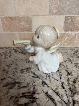 Precious Moments Angel Tree Topper Joy to the World Porcelain