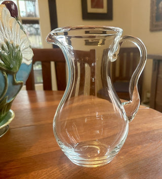 Clear Glass Hand Blown Pitcher RSV|57419