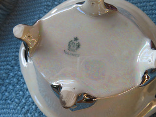 Vintage footed oval bowl MTS