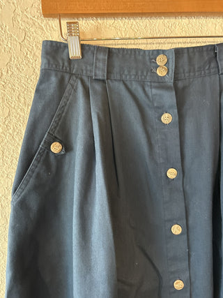 12F VTG Cabin Creek Size 10 Navy Skirt MTS|77089