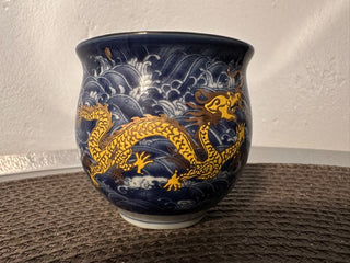 Oriental Blue-Gold Dragon Cup MTS|91360