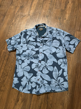 Men's XL Quiksilver Waterman Shonan Hawaiian Shirt RCD