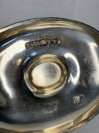 Corbell & Comp. Goldwash Silver plate Basket MCM RSV|107446