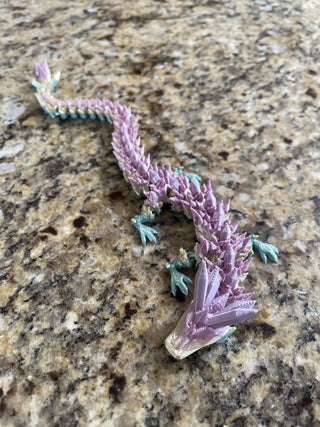 11” Articulated Rainbow 3D Printed Dragon 00300625 RCD|92827