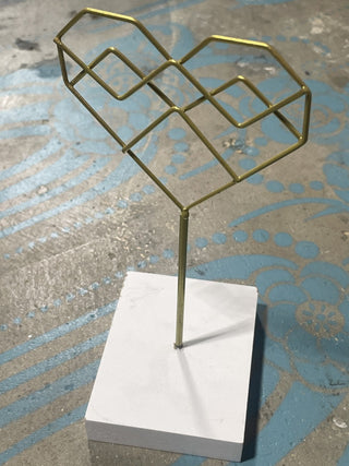 Gold Heart Photo Holder RSV