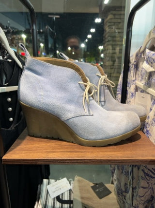 Dr Martens Mandy Suede Wedge Ankle Boots Size 11
