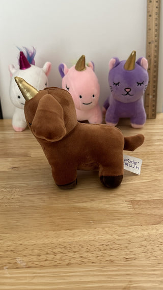 RSV PIXIECRUSH 5” Brown Dogicorn Plush|84749