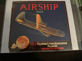 Airship Authentic Citrus Farm Crate Label EC001-50|100164