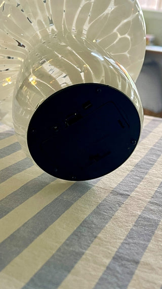 BP blown glass light up mushroom RCD|85643