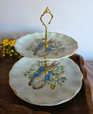 Peter Rabbit Two-Tier Dessert Stand- RSV