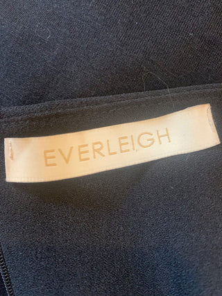 171 Vntg Anthropology Everleigh black cocktail dress MTS