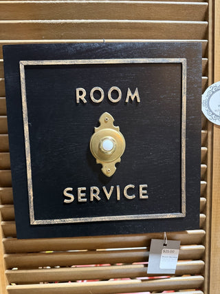 Room Service Sign RCD TheCharmingWino