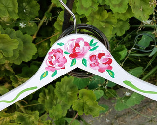 Hand Painted Rose Hangers