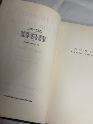 A Treasury of the Familiar Book RSV