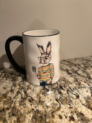 Hipster Rabbit Mug    MTS