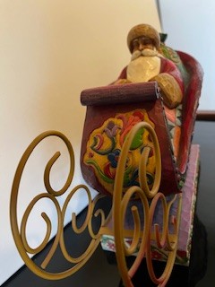#2442 Jim Shore Santa in Sleigh RSV|121929