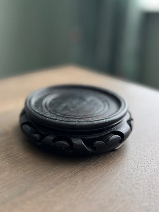 Carved wood Chinese display stand-small|53082
