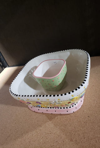 Mary Engelbreit Meadow Chip & Dip Set -lv RCD|126154