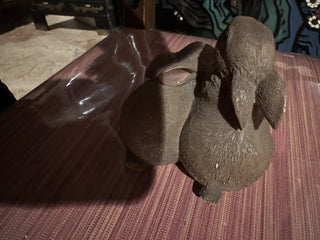 Vintage precious pair of wild bunnies rabbits figurine #62 VV MTS