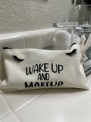 Zippered Canvas Make up Pouch|74937