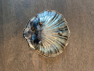 Silver plates shell bowl|60206