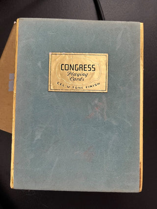 VINTAGE CONGRESS PLAYING CARDS IN ORIGINAL BOX (KJS) RCD|52949