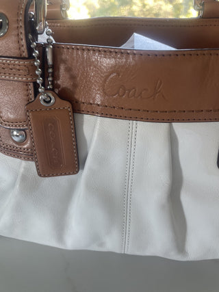 Vintage White COACH Purse -RSV|95413