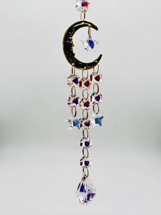 Suncatcher Gold Moon 3 Dangles RCD|81837