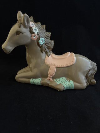Retired Horse ceramic bank RCD