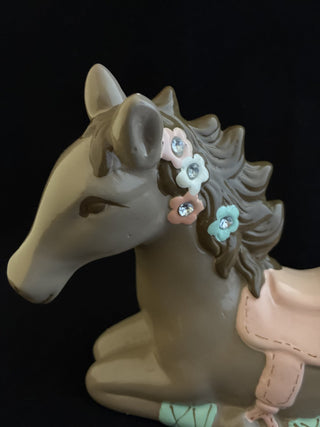 Retired Horse ceramic bank RCD