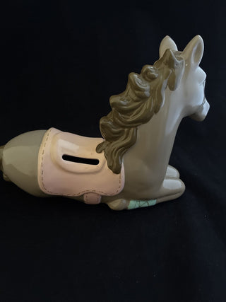 Retired Horse ceramic bank RCD