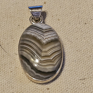 .925 crazy lace Agate pendant|90124