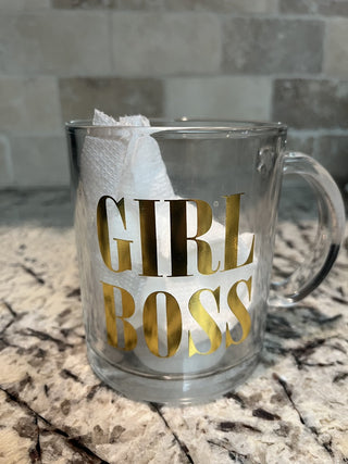 Girl Boss Coffee Mug with Gold Lettering RCD|112674