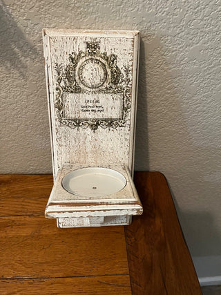 Wood Wall Candle Holder RCD
