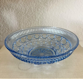 Vintage blue Indiana glass bowl RSV|109150