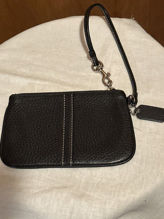 Coach Black Pebble Mini Purse. #SM. RCD|97231