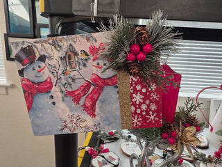 Christmas decor decopauged with handles|123365