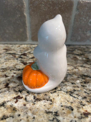 Ghost with Candy Corn Figurine   MTS|110279
