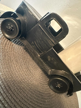 Truck Black Candle Holder MTS|77706