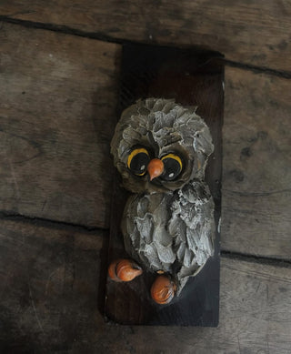 10H 1970s  wall owl|99090